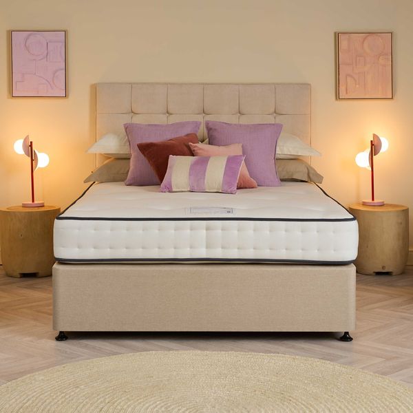 Essentials  PREMIER DELUXE semi dressed  straight on Grace HB Classic base in Hypnos Cream landscape